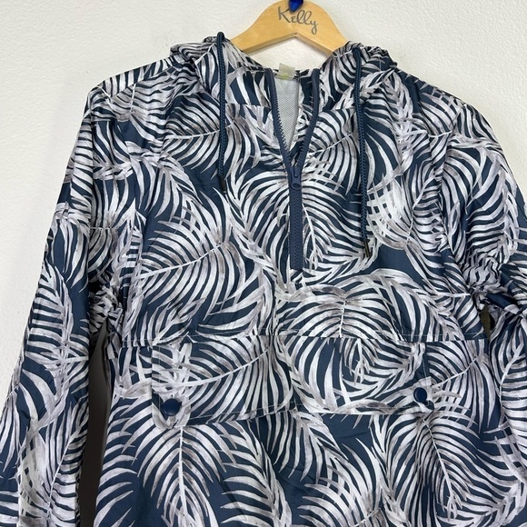 Xersion Tropical Leaf Rain Jacket - Picture 2 of 7